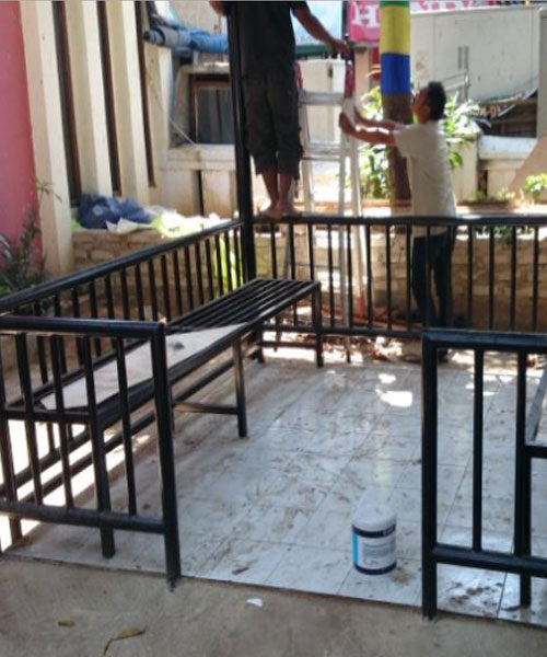 Lokasi: Jl. SukajadiPekerjaan: Besi+kayu Tahun: 2015